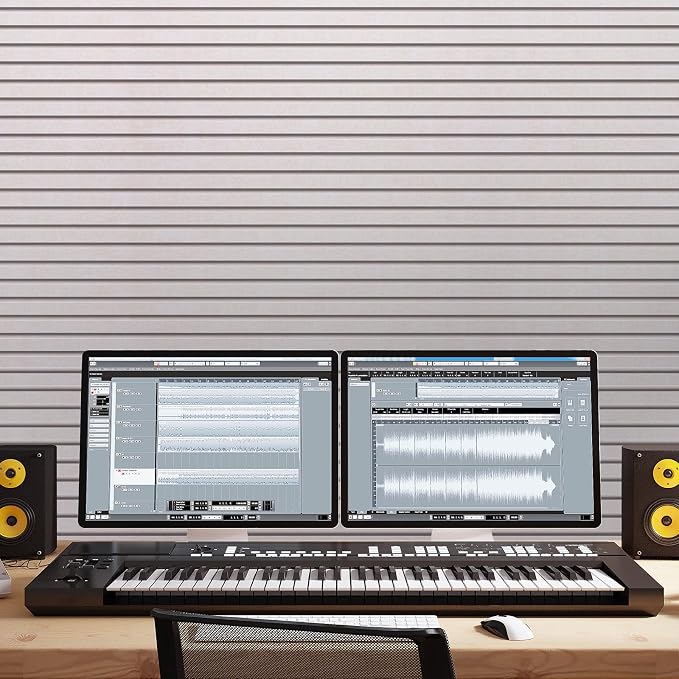 TONOR 8-Pack Bilayer Acoustic Panels Large Self-adhesive, 47.2'' * 23.6'' * - Image 7