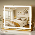 ROLOVE 23"x18" Gold Vanity Mirror by ROLOVE