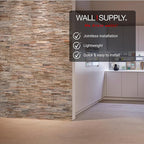 Wall!Supply 3D Wall Panels – Reclaimed Whitewash Asian Teak Wood – Home Decor - Image 3