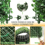 Luyue 24PCS 20”×20” Boxwood Panels, Artificial Grass Wall Panels Fake Greenery - Image 6