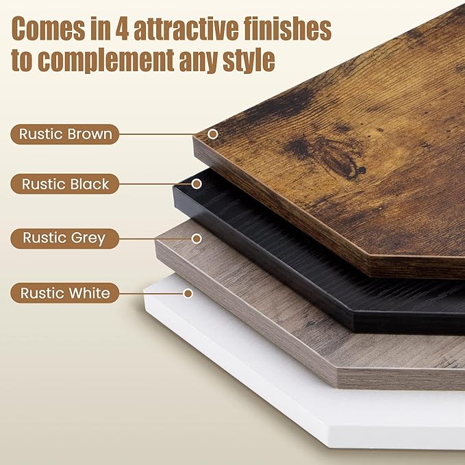 Fun Memories Corner Shelf Wall Mount, Floating Corner Shelves, Rustic Wood Wall - Image 5