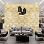 STICKGOO Wave Wall Panels for Interior Wall Decor, Light Oak 3D Wall Panels - Image 8