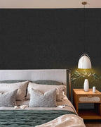 Cohoo Home Black Silk Peel and Stick Wallpaper - Image 6