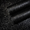 CHIHUT Glitter Black Wallpaper 15.7''x100'' Peel and Stick Wallpaper Self by CHIHUT