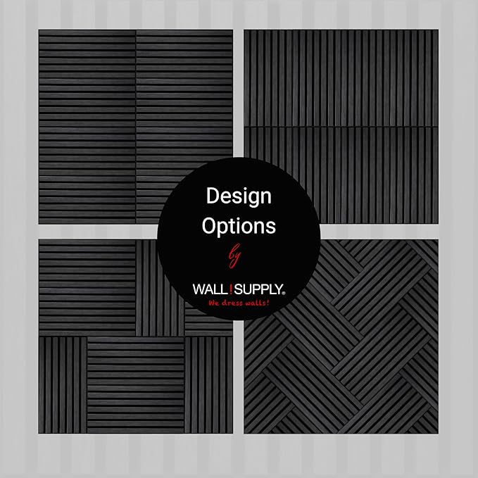 Wall!Supply 3D Soundproof Wall Panels – Acoustic Anthracite Finish – EPS Foam - Image 7