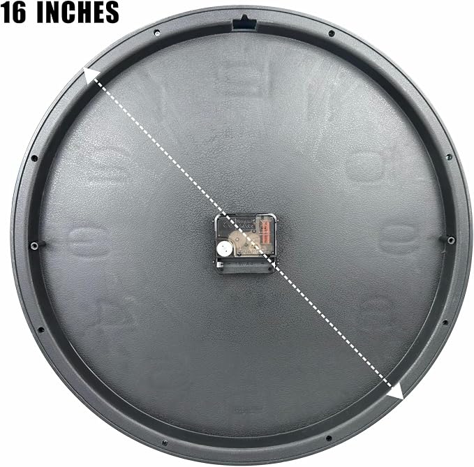 Plumeet 16'' Extra Large Wall Clock, Battery Operated Wall Clocks Silent - Image 8