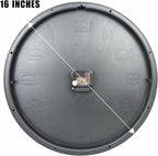 Plumeet 16'' Extra Large Wall Clock, Battery Operated Wall Clocks Silent - Image 8