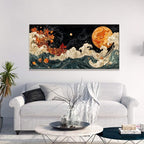 Suconvng Modern Boho Abstract Wall Artwork Canvas Art Wall Decor Pictures - Image 3