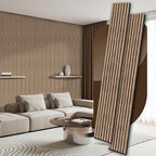 2 Pack Wood Panels for Wall, 106.3" × 11" Wood Slat Acoustic Panels for Wall by Ritollo