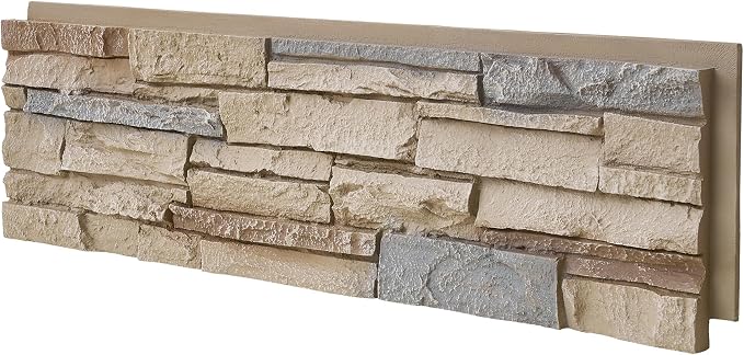 8-Pack Faux Stone Wall Panels PU Stone Veneer Siding, Mortarless Lightweight - Image 3