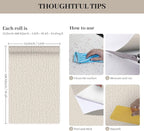 Peel and Stick Wallpaper Removable Wall Paper Textured Contact Paper Gray - Image 9