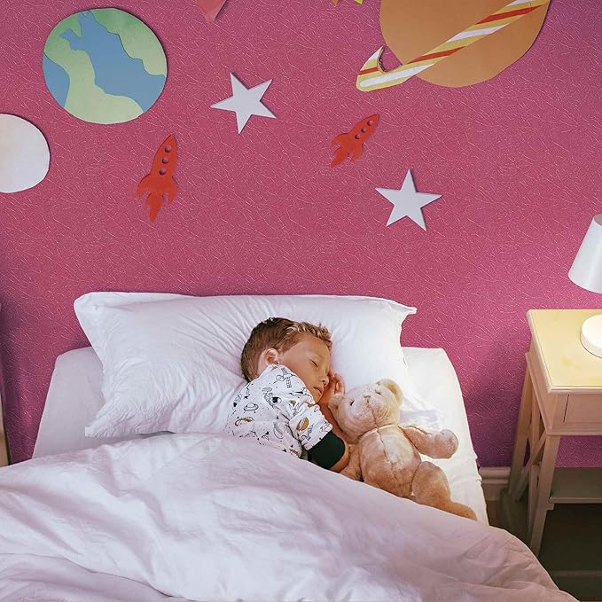 Rose Red Peel and Stick Self Adhesive Wallpaper - Image 3