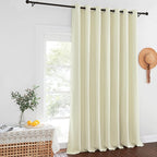 NICETOWN Blackout Patio Door Curtain Extra Wide and Long, Grommet Solid Room - Image 2