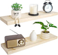 BGMG Wood Floating Shelves for Wall 30 inch, Rustic Wooden Wall Mount Shelves by BGMG