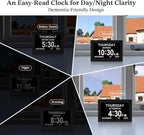 10.1'' Extra Large Digital Clock, 1280*800p HD Display, Dementia Clock - Image 7
