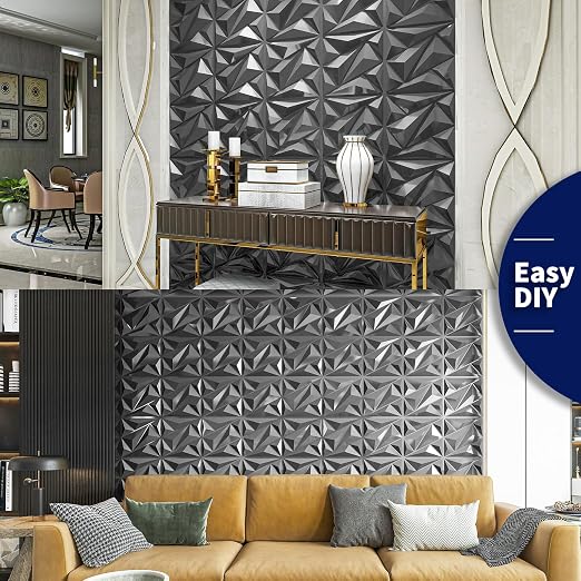 Art3dwallpanels 33 Pack 3D Wall Panel Diamond - Image 7