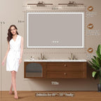 60x36 Inch LED Lighted Bathroom Mirror - Image 7