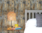 FLFK Rustic Wood Wallpaper, Peel and Stick Wood Grain Wall Mural - Image 5
