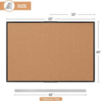 Extra Large Cork Bulletin Board 60" X 48", Foldable Notice Pin Board - Image 3