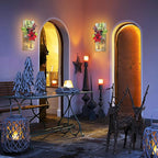 Mason Jars Sconce Decor Rustic Wall Sconces Handmade Wall Art Hanging Design - Image 7