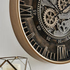 CLXEAST 24 Inch Large Moving Gear Wall Clock - Image 3
