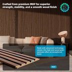 Art3d 6-Piece Wood Slat Panels for Stylish Interior Decor and Ceiling Decoration - Image 2