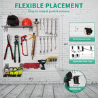 FRAYSCENT Slat Wall Paneling Garage Slat Wall Storage Systems Slatwall Panels - Image 2