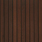 FunStick 24"x200" Slats Wood Wallpaper Peel and Stick Wall Paper Brown Walnut by FunStick