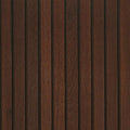 FunStick 16"x472" Brown Wood Slats Peel and Stick Wallpaper Waterproof Dark by FunStick