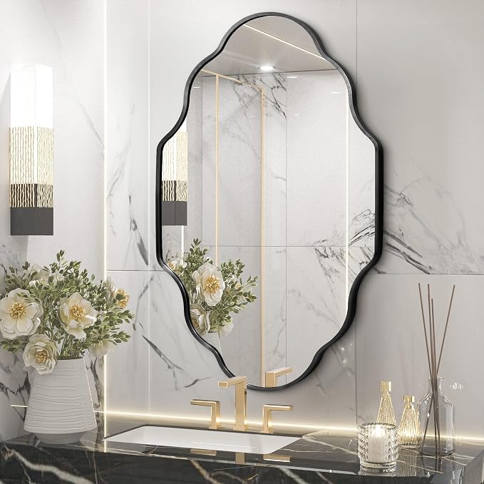 Scalloped Mirror for Bathroom - Image 5