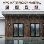 WPC Slat Wall Panels 16 Pack 48" x 6.6", Waterproof Fluted Wall Paneling - Image 3