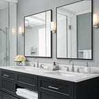 TRAHOME Bathroom Vanity Mirror for Wall, 2 Pack 36" x 24" Metal Framed - Image 8