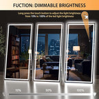 Hasipu Full Length Mirror with Lights, Full Body Dressing Hanging Mounted Mirror - Image 4