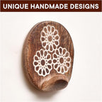 Indian Shelf 6 Lb- 3 Pieces Decorative Wood Adhesive Wall Hooks–Boho Peel and - Image 7