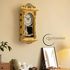 Clockswise Vintage Grandfather-Style Wall Clock - Image 3
