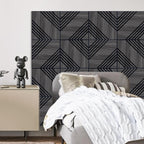 Mollywell Acoustic Panels, PVC Wood-Grain Decor, 12x12 Inch Carved Pattern - Image 8