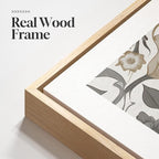 Framed Vintage William Morris Canvas Wall Art Set of 3, Large Neutral Floral - Image 5