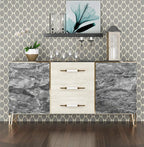 Livelynine Charcoal Concrete Wallpaper Peel and Stick Grey Contact Paper - Image 4