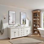 KOCUUY Black Bathroom Mirror, 20x40 Inch Rectangle Mirror - Image 7