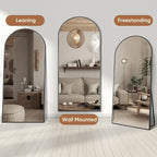 Full Length Mirror, Tall Body Floor Wall Hanging - Image 5