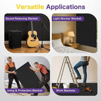 2 PCS Extra Large Sound Dampening Blanket, Noise Cancelling Studio Acoustic - Image 7