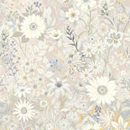 Wallpaper Peel and Stick Floral Wall Paper Removable Waterproof by Vintique