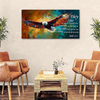 Christian Eagle Wall Art Isaiah 40 31 Poster Bible Verse Wall Decor - Image 3