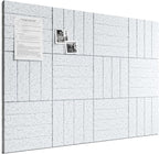 Bumusty Large Cork Board Alternative-48 x 36" Felt Bulletin Board Tiles by BUMUSTY
