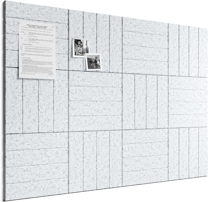 Bumusty Large Cork Board Alternative-48 x 36" Felt Bulletin Board Tiles by BUMUSTY