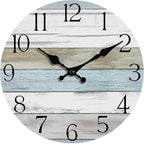 Wall Clock, 14 Inch Wall Clocks Battery Operated Silent Non Ticking, Large by HYLANDA