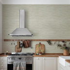 HueBurst Grasscloth Peel and Stick Wallpaper 17.3" x 197" Renter Friendly - Image 8