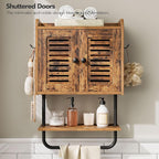HOOBRO Bathroom Wall Cabinet, Double Doors Medicine Cabinet - Image 6