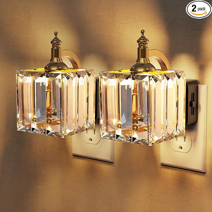 L LOHAS LED Night Light, 2 Pack Night Lights Plug into Wall, 3000K Soft White by LLOHASLED