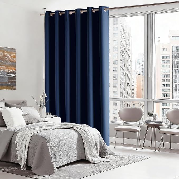 RYB HOME Blackout Thermal Insulated Curtains, Portable Curtain - Image 3